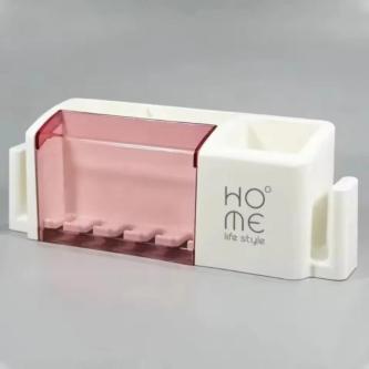 Toothbrush Holder Wall Mounted Bathroom Storage Rack No … in Singapore - Image 1