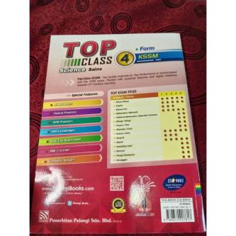 Top Class Science Form 4 KSSM – Sasbadi (Preloved) in Singapore - Image 1