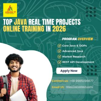 Top Java Real-Time Projects Online Training in 2026. in Secunderābād - Image 1