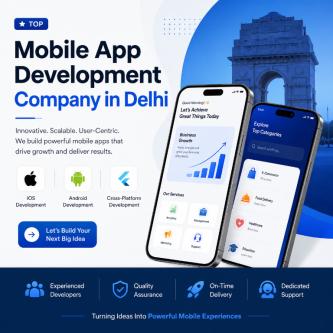 Top Mobile App Development Company in Delhi — iOS, Android & Cro in Bareilly - Image 1
