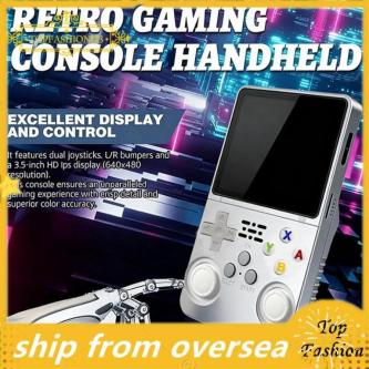 [TopFashion] R36S Handheld Game Console 3.5 Inch IPS Screen … in Singapore - Image 1