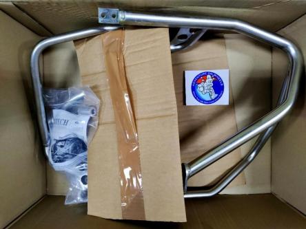 Touratech Silver Engine Crash Bar BMW R1200GS (04-12) in Singapore - Image 2