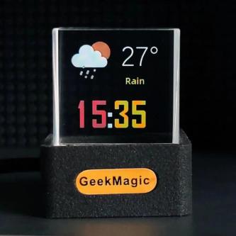 Transparent Mini WiFi Weather Clock GIFTV Smart Weather … in Moranbah - Image 1