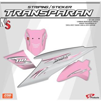 Transparent Striping Sticker Custom Old CarburetorBEAT … in Singapore - Image 1