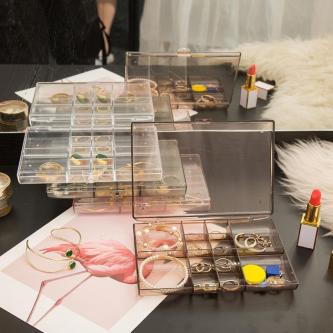 Transparent Transparent Jewelry Box, Multi-Layer Large-Capac … in Singapore - Image 1