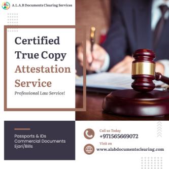 True Copy Attestation Service in Dubai - Image 1