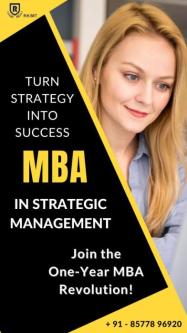 Turn Strategy Into Success with a OneYear MBA in Ghaziabad - Image 1