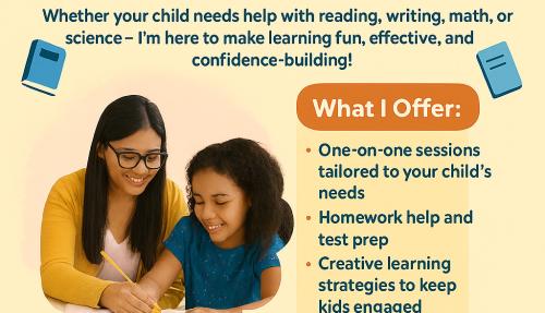 Tutoring Available in Scarborough - Image 1