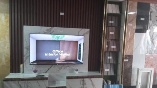 Tv Unit at Customized size At Angel Decorators in Chennai - Image 2