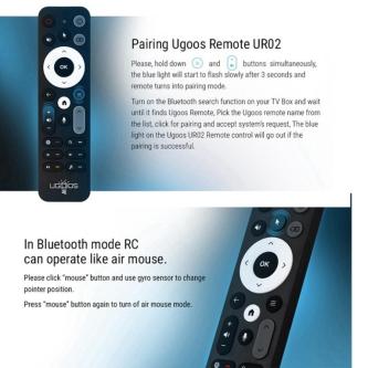 UR02 Bluetooth Voice Remote Control Replacement for AM8 … in Petaling Jaya - Image 1