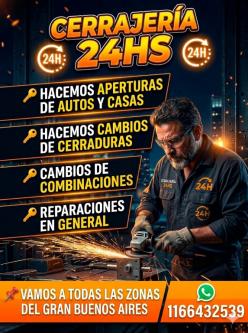 URGENCIAS CERRAJERO A DOMICILIO LAS 24 HORASSSSSSSSSSSSSSSSSSSSS en Vicente López - Imagen 5