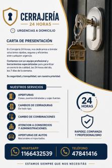 URGENCIASADOMICILIOLAS24HORASCERRAJERIAESTAMOSPARAYUDARTESIEMPRE en Buenos Aires - Imagen 4