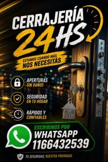 URGENCIASADOMICILIOLAS24HORASCERRAJEROSEXPERTOSPARAAYUDARTEEEEEE en Buenos Aires - Imagen 2