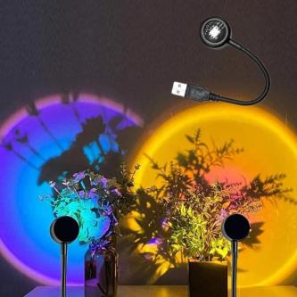 USB LED Sunset Photography Light with RGB Rainbow Effects, … in Mandai - Image 1