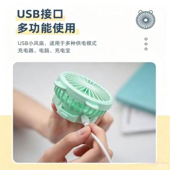 USB Rechargeable Wrist Mini Fan 3 Speed Adjustable Portable … in Seremban - Image 1