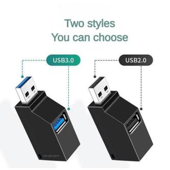 USB3.0HUB Three-Port Direct Plug Splitter Expander Mini … in Singapore - Image 1