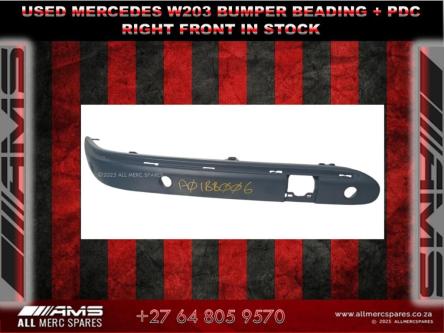 USED MERCEDES W203 BUMPER BEADING + PDC RIGHT – In Stock! in Pretoria - Image 1