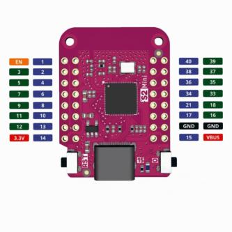 USNOW WIFI Board, 2MB PSRAM MicroPython Compatible ESP32 S2 … in Singapore - Image 1