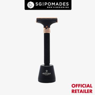 Ubersuave Eco-Razor Island Stand for Safety Razor Matte Black in Singapore - Image 1