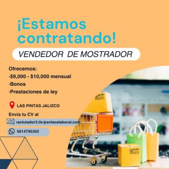 VACANTE EN VENDED R DE MOSTRADOR en Tlaquepaque - Imagen 1