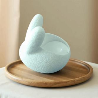 VALENTINE1 Rabbit Candle Holders, Classic Abstract Design … in Singapore - Image 1