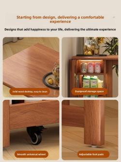 VAVA Dining Table Movable Extendable Dining Table with … in Singapore - Image 1