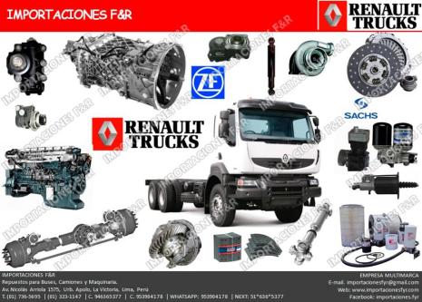 VENTA DE REPUESTOS PARA CAMIONES RENAULT en Lima - Imagen 1