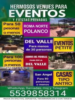 VENUES Y TERRAZAS PRIVADAS PARA EVENTOS en Colonia Roma - Imagen 1