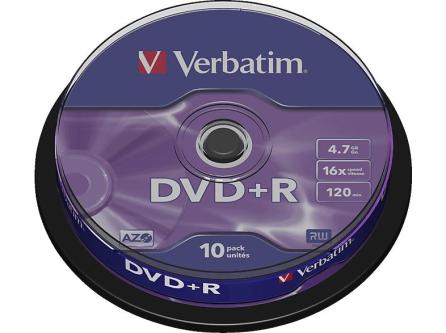 VERBATIM 43498 DVD+R 16X Rohling in Köln - Bild 1