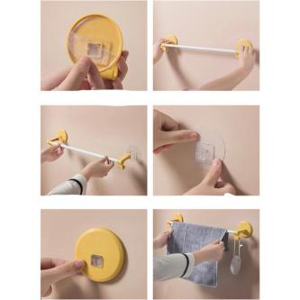 VIĆI Towel Rack Wall Adhesive Bathroom Rack Slippers Rack … in Singapore - Image 1