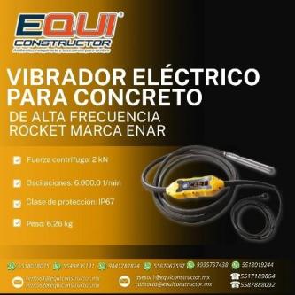 VIBRADOR ELÉCTRICO P/CONCRETO ALTA FRECUENCIA ROCKET Veracruz en Perote - Imagen 1