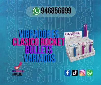 VIBRADORES CLASICO ROCKET BULLETS VARIADOS. Deléitese en Huaura - Imagen 1