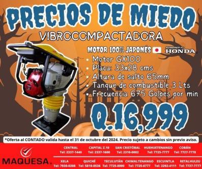 VIBROCOMPACTADORA TIPÓ BAILARINA en Retalhuleu - Imagen 1