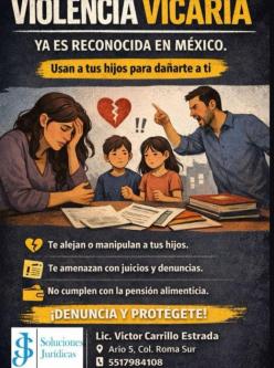 VIOLENCIA VICARIA,NOSOTROS TE ASESORAMOS en Tacuba - Imagen 1