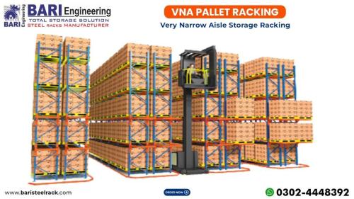 VNA Pallet Racking | VNA Storage Racking | Pallet Rack in Lahore - Image 1