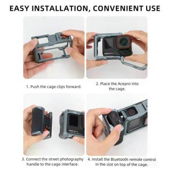 VRIG GA-08 Bluetooth Remote Handheld Grip Kit For Insta 360 … in Singapore - Image 1