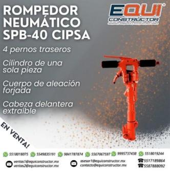 Venta de Rompedor Neumático SPB-40 CIPSA en Guadalupe - Imagen 1