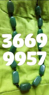 Verdes PIEDRAS CUADRADAS COLLAR en Ciudad de Guatemala - Imagen 2