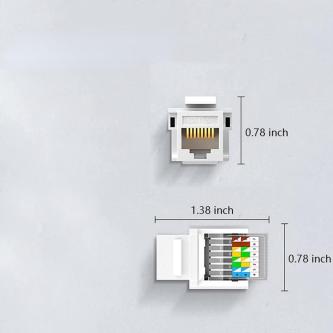 Vionscan 1PCS Cat6 Cat5e RJ45 Tool-Less No Punch Down Tool … in Singapore - Image 1