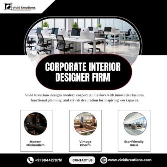 Vivid Kreations | Corporate Interior Designer Firm in Bangalore in BTM 16th Main - Image 1
