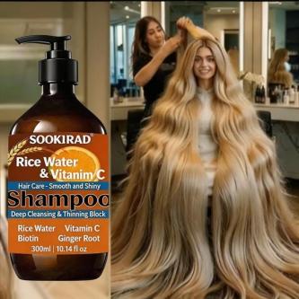 Volume Boost Rice Water Vitamin C Shampoo, Lift Roots, Non … in Singapore - Image 1