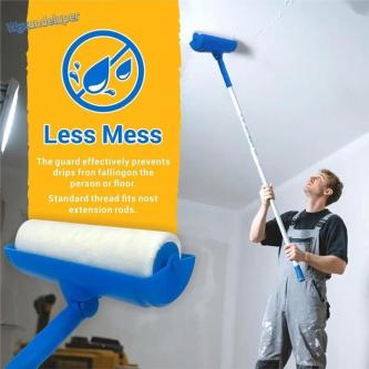 【W】10-Inch Ceiling Paint Roller with Adjustable Shield for … in North-Eastern Islands - Image 1