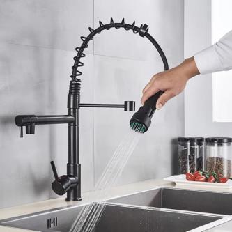 WIZARDY Kitchen Spring Faucet, 360° Rotating Stainless Sink … in Seremban - Image 1
