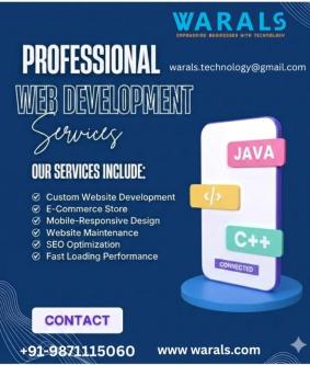 Warals website development service in Kālkāji Devi - Image 1