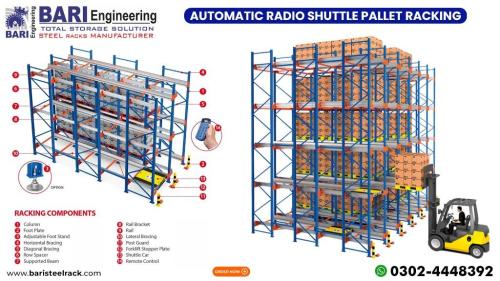 Warehouse Radio Shuttle Racking System | Pallet racking in Zafarwāl - Image 1