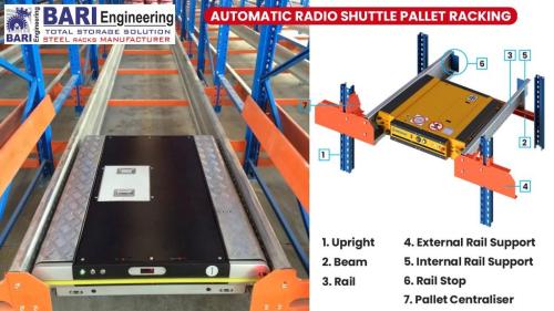 Warehouse Radio Shuttle Racking System | Pallet racking in Zafarwāl - Image 2