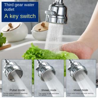 Water-Saving Kitchen Faucet Extension, Adjustable Two-Level … in Singapore - Image 1