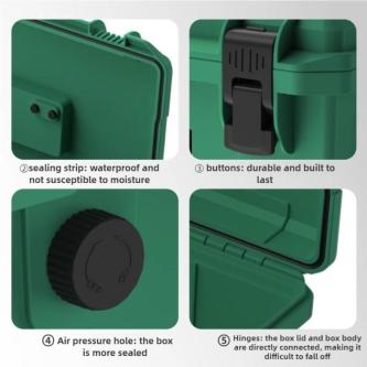 Waterproof Organizer Tool Case Hard Shell Lock Tool Case … in George Town - Image 1
