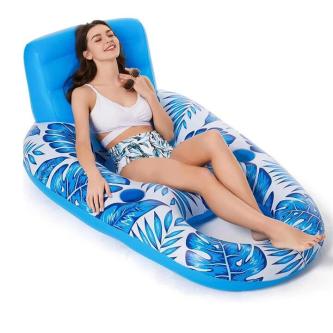 WaveRite 1pc Inflatable Floating Pool Lounge Chair Water … in Mackay - Image 1