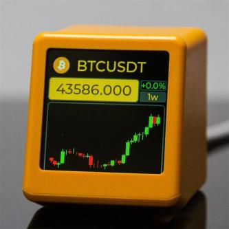 WiFi Weather Clock Stocks Exchange Rates Bitcoin Cryptocurre … in Zillmere - Image 1